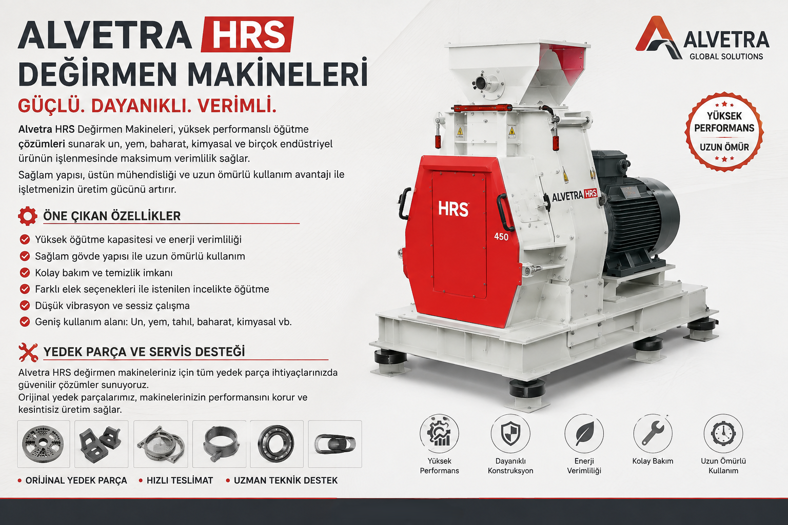 Milling  machinery and spare parts